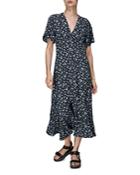 Whistles Daisy Spot Print Midi Dress
