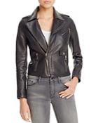 Maje Bluffin Leather Moto Jacket - 100% Exclusive
