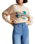Ted Baker Lejah Embellished Magnolia Sweater