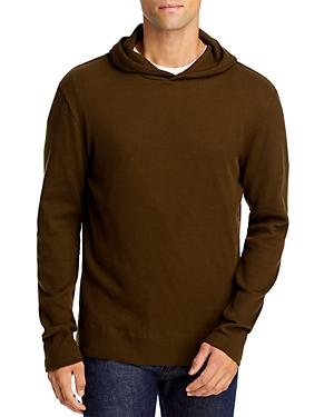 French Connection Cotton Waffle Knit Regular Fit Hoodie
