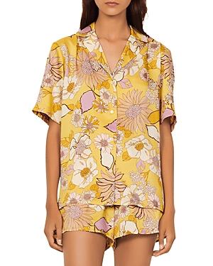 Sandro Fidele Printed Pajama Shirt