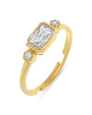 Adinas Jewels Adjustable Baguette Ring
