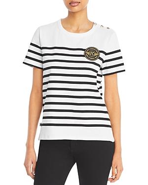 Karl Lagerfeld Paris Striped Tee