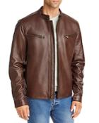 Slate & Stone Band Collar Leather Jacket (64% Off) - Comparable Value $548
