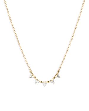 Adina Reyter 14k Yellow Gold Diamond Cluster Collar Necklace, 15-16
