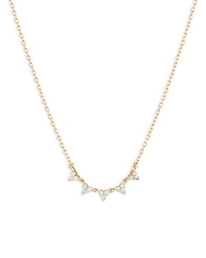 Adina Reyter 14k Yellow Gold Diamond Cluster Collar Necklace, 15-16