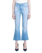 L'agence Kendra High Rise Cropped Flared Jeans In Ashford