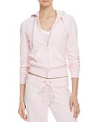 Juicy Couture Robertson Zip Up Hoodie In Baby Pink - 100% Bloomingdale's Exclusive