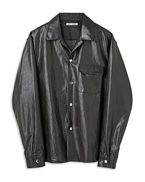 Our Legacy Venice Faux Leather Regular Fit Shirt Jacket