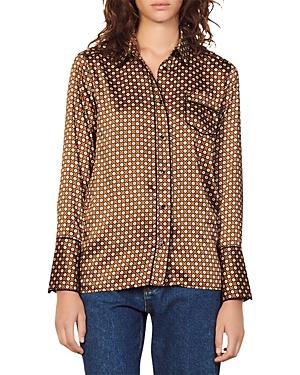 Sandro Phlipine Printed Shirt