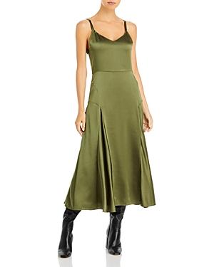 Vince Godet Detail Slip Dress