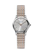 Emporio Armani Swiss Made Stainless Steel Link Bracelet Watch, 28mm