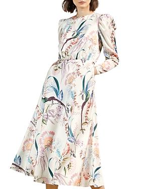 Ted Baker Decadence Puff Sleeve Midi Dress