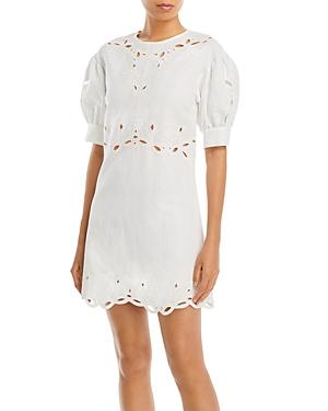 Derek Lam 10 Crosby Everett Eyelet Mini Dress