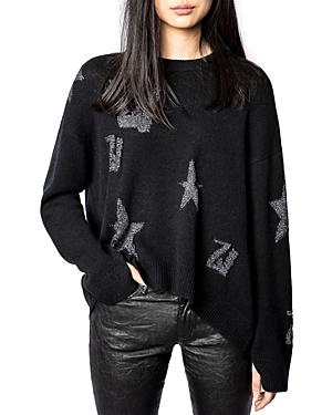 Zadig & Voltaire Markus Metallic Logo Sweater