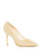 Jimmy Choo Women's Romy 85 Patent Leather Pointed Toe Pumps