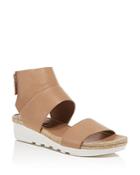 Eileen Fisher Glad Ankle Band Sneaker Wedge Sandals