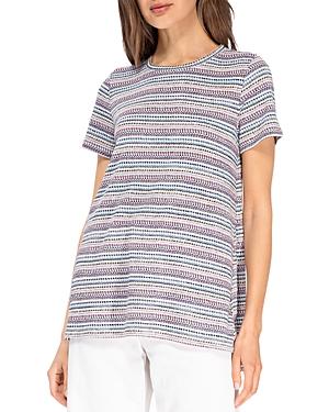 B Collection By Bobeau High/low Swing Hem Tee