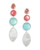 Ippolita Sterling Silver Wonderland 4-stone Linear Earrings In Saguaro