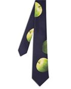 Paul Smith Apple Print Silk Classic Necktie