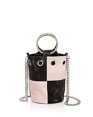 Delphine Delafon Ring Handle Small Leather Bucket Bag