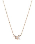 Apres Jewelry 14k Yellow Gold Petite Paris Diamond & Freshwater Pearl Charm Necklace, 18