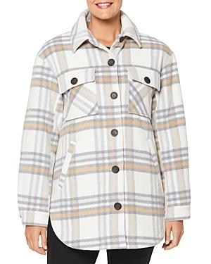 Sanctuary Plaid Shirt Jacket