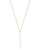 Moon & Meadow Diamond Linear Pendant Necklace In 14k Yellow Gold, 0.18 Ct. T.w. - 100% Exclusive
