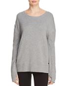 Donna Karan New York Back Cutout Sweatshirt