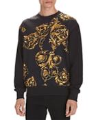 Versace Jeans Couture Garland Baroque Print Sweatshirt