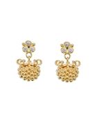 Temple St. Clair 18k Yellow Gold Large Pod Drop Earrings With Diamonds