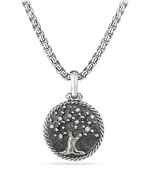 David Yurman Tree Of Life Amulet With Diamonds