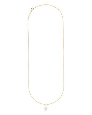 Kendra Scott 14k Yellow Gold Diamond Cross Pendant Necklace, 18