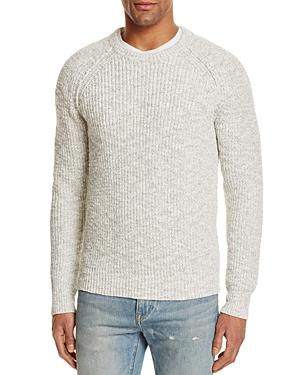 The Men's Store At Bloomingdale's Marled Cotton Shaker Stitch Sweater