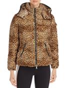 Moncler Bady Leopard-print Down Coat