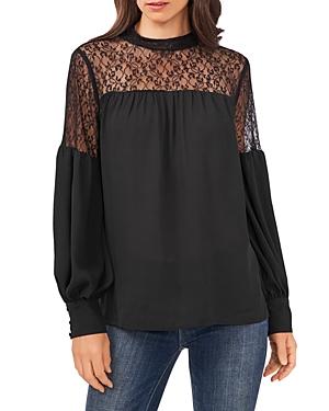 Vince Camuto Balloon Sleeve Lace Top