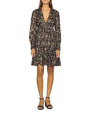 Sandro Dinna Printed Dress
