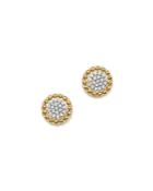 Bloomingdale's Diamond Cluster Beaded Stud Earrings In 14k Yellow Gold, .15 Ct. T.w. - 100% Exclusive