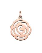 Tous 18k Rose Gold-plated Sterling Silver Rosa De Abril Small Pendant