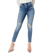Good American Good Legs Skinny High Rise Cropped Jeans In Blue836