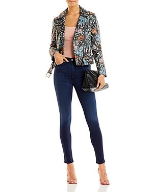 Aqua X Mary Katrantzou Butterfly Print Leather Jacket - 100% Exclusive