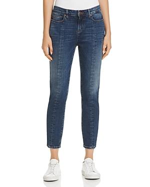 Eileen Fisher Seamed Crop Jeans In Aged Indigo - 100% Exclusive