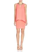 Laundry By Shelli Segal Chiffon Overlay Dress