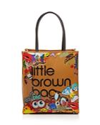 Bloomingdale's Emoji Little Brown Bag Tote