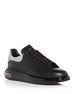 Alexander Mcqueen Men's Oversized Reflective Heel & Transparent Sole Sneakers