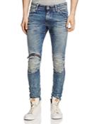 G-star Raw 5620 3d Distressed Super Slim Jeans In Light Aged