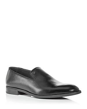 Armani Men's Embossed Smoking Slippers