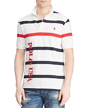 Polo Ralph Lauren Striped Terry Classic Fit Polo Shirt