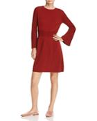 Theory Bell-sleeve Cashmere Dress