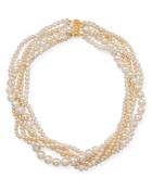 Bloomingdale's Cultured Freshwater Pearl Torsade Necklace In 14k Yellow Gold, 17 - 100% Exclusive